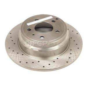 VOLVO ALKATRÉSZ : 31262099-1010576-Volvo-Hátsó lyukacsos sportféktárcsa