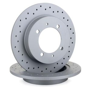 VOLVO ALKATRÉSZ : 30872940-1013369-Volvo-Hátsó lyukacsos sportféktárcsa