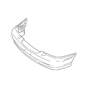 VOLVO ALKATRÉSZ : 39820549 - Első lökhárító (festhető)