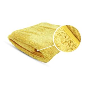 Mikroszálas törölköző szimpla 63x90cm - sárga