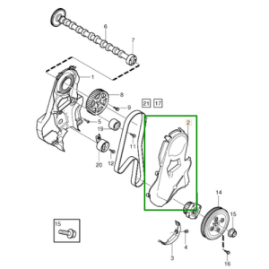 VOLVO ALKATRÉSZ : 31316754 - Vezérlés burkolat, felső
