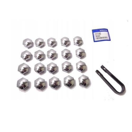 VOLVO ALKATRÉSZ : 31471082 - Kerékcsavar díszkupak klt. - Króm