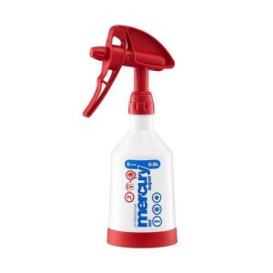 Mercury - Sprayer 0,5 golyós duplafújós - golyós savas flakon piros