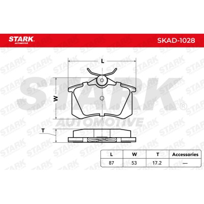 STARK Fékbetét készlet - SKAD-1028 - Image 3