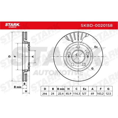 STARK Féktárcsa - SKBD-0020158 - Image 3