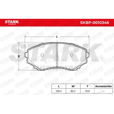 STARK Fékbetét készlet - SKBP-0010346 - Image 3