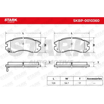 STARK Fékbetét készlet - SKBP-0010360 - Image 3
