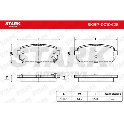 STARK Fékbetét készlet - SKBP-0010428 - Image 3