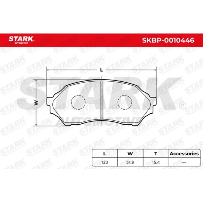 STARK Fékbetét készlet - SKBP-0010446 - Image 3