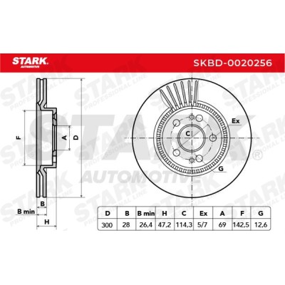 STARK Féktárcsa - SKBD-0020256 - Image 3