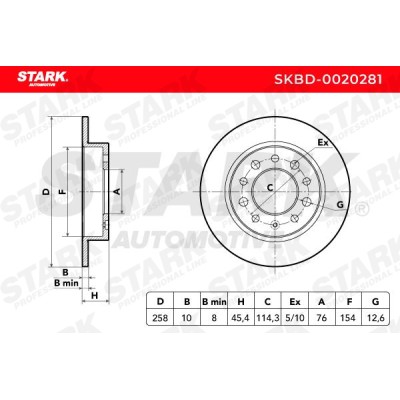 STARK Féktárcsa - SKBD-0020281 - Image 3