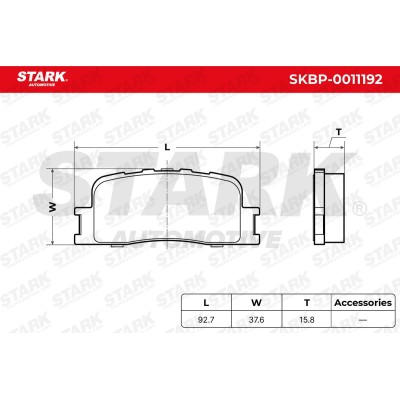 STARK Fékbetét készlet - SKBP-0011192 - Image 3