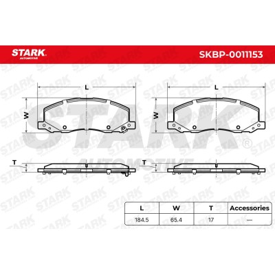 STARK Fékbetét készlet - SKBP-0011153 - Image 3