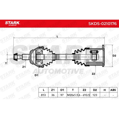 STARK Féltengely - SKDS-0210176 - Image 3