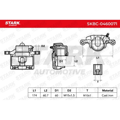 STARK Féknyereg - SKBC-0460071 - Image 3