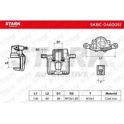 STARK Féknyereg - SKBC-0460051 - Image 3