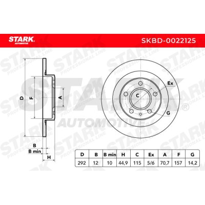 STARK Féktárcsa - SKBD-0022125 - Image 3