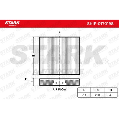 STARK Pollenszűrő - SKIF-0170198 - Image 3