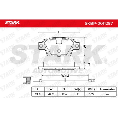 STARK Fékbetét készlet - SKBP-0011297 - Image 3
