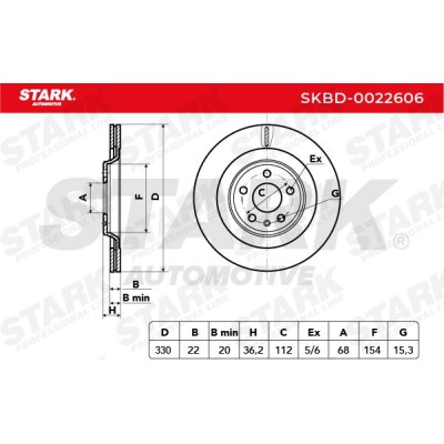 STARK Féktárcsa - SKBD-0022606 - Image 3
