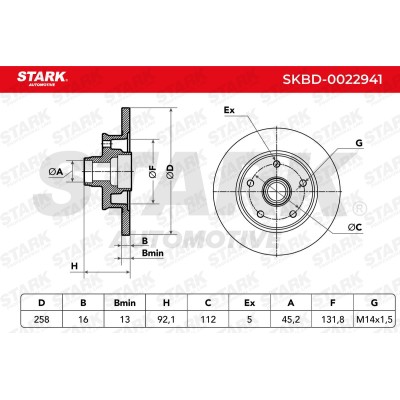STARK Féktárcsa - SKBD-0022941 - Image 3