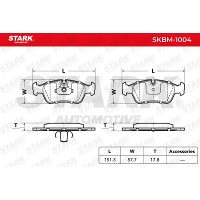 STARK Fékbetét készlet - SKBM-1004 - Image 4