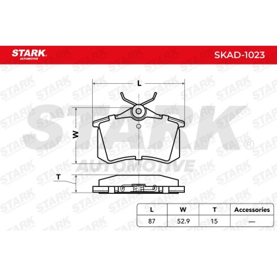 STARK Fékbetét készlet - SKAD-1023 - Image 4
