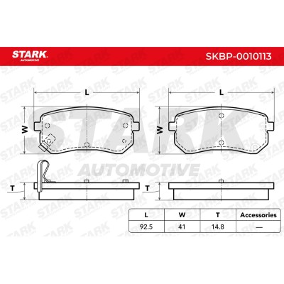STARK Fékbetét készlet - SKBP-0010113 - Image 4