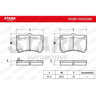 STARK Fékbetét készlet - SKBP-0010256 - Image 4