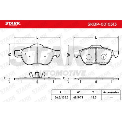 STARK Fékbetét készlet - SKBP-0010313 - Image 4