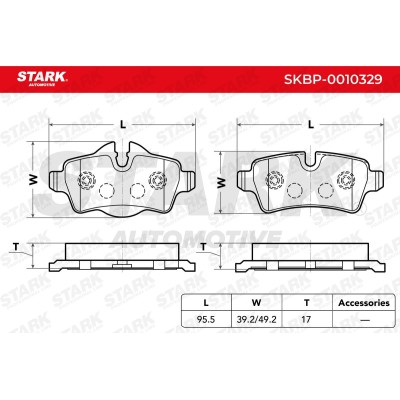 STARK Fékbetét készlet - SKBP-0010329 - Image 4