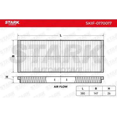 STARK Pollenszűrő - SKIF-0170017 - Image 4