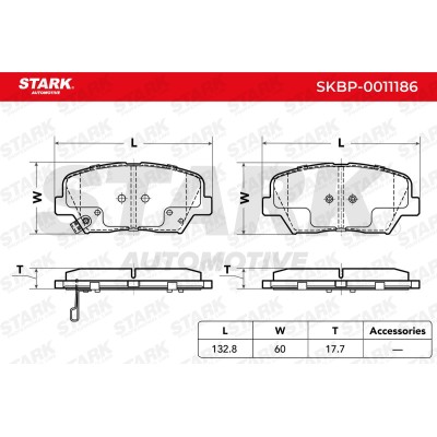 STARK Fékbetét készlet - SKBP-0011186 - Image 4