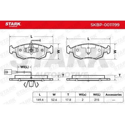 STARK Fékbetét készlet - SKBP-0011199 - Image 4