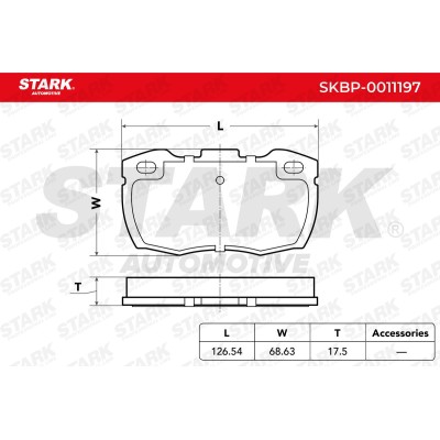 STARK Fékbetét készlet - SKBP-0011197 - Image 4