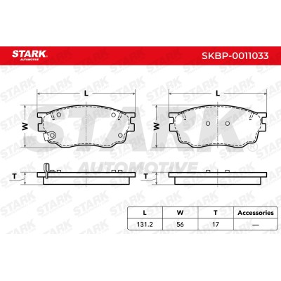 STARK Fékbetét készlet - SKBP-0011033 - Image 4