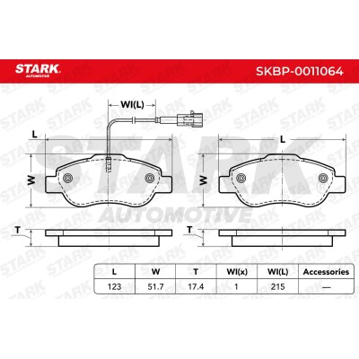 STARK Fékbetét készlet - SKBP-0011064 - Image 4