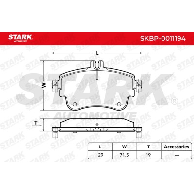 STARK Fékbetét készlet - SKBP-0011194 - Image 4