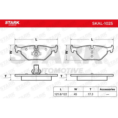STARK Fékbetét készlet - SKAL-1025 - Image 5