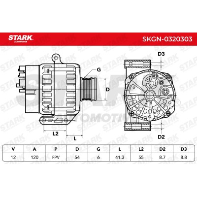 STARK Generátor - SKGN-0320303 - Image 6