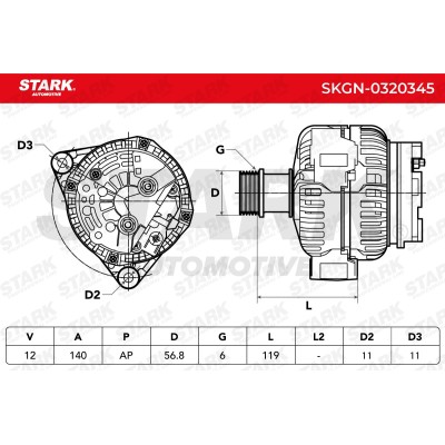 STARK Generátor - SKGN-0320345 - Image 6