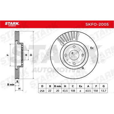 STARK Féktárcsa - SKFO-2005 - Image 6