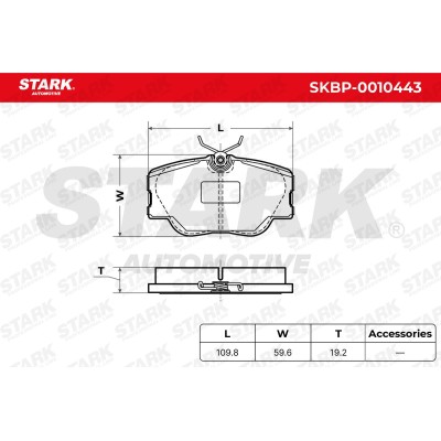 STARK Fékbetét készlet - SKBP-0010443 - Image 6