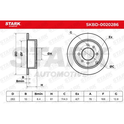 STARK Féktárcsa - SKBD-0020286 - Image 6