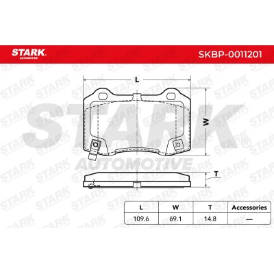 STARK Fékbetét készlet - SKBP-0011201 - Image 6