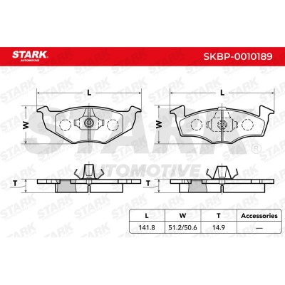 STARK Fékbetét készlet - SKBP-0010189 - Image 6