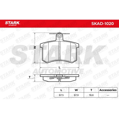 STARK Fékbetét készlet - SKAD-1020 - Image 6